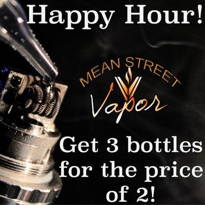 Happy Hour! Wednesday 5pm-9pm & Friday 5pm-10pm