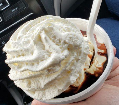 Hot Fudge Sundae from Spotted Cow US223