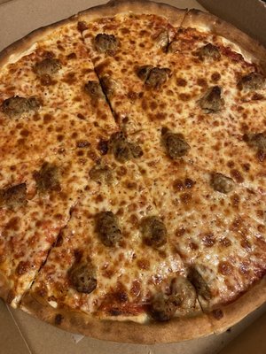 Sausage pizza