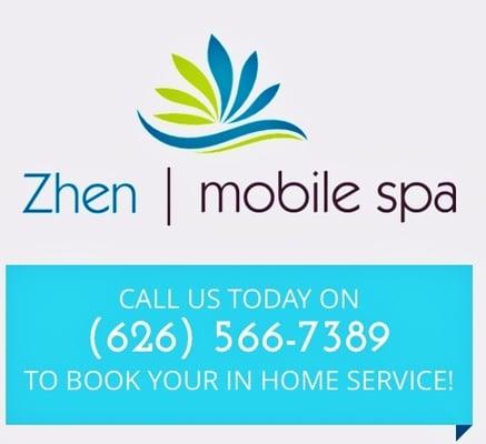 Call us today to book your IN-HOME spa service! (626) 566-7389