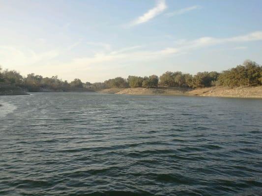 The lake at Muller's Ark ranch