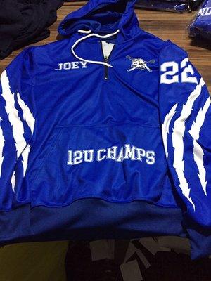 Ask about our custom warm up jackets