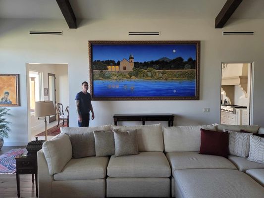 Our picture installation services cater to your specific needs, providing expert assistance in hanging and arranging your art with precision