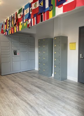 A few of our lockers