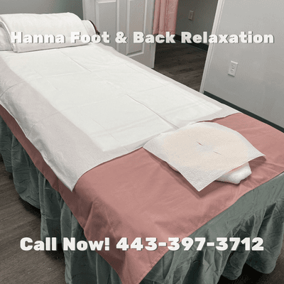 Welcome To Hanna Foot & Back Relaxation