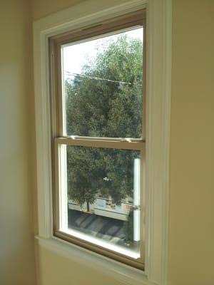 A wider shot of the same window we helped soundproof in San Francisco.