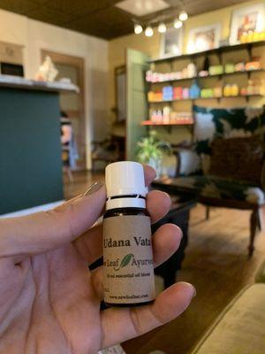 Magical and sweet smelling oil blend, perfect for my body's current state