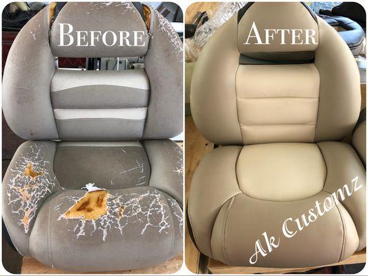 Marina seats, repair as new.