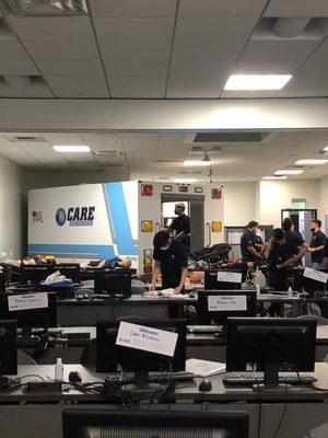 Skills Lab at C.A.R.E. Ambulance HQ