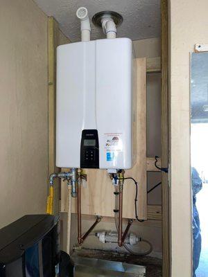 Tankless install