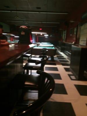 Plenty of pool tables