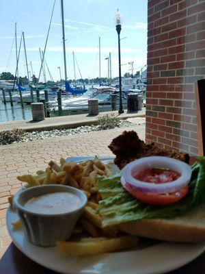 Flounder with a view