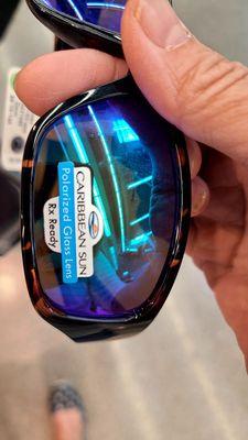 Caribbean sun polarized with back antiglare & glass lenses Walmart Fri 9.28.23