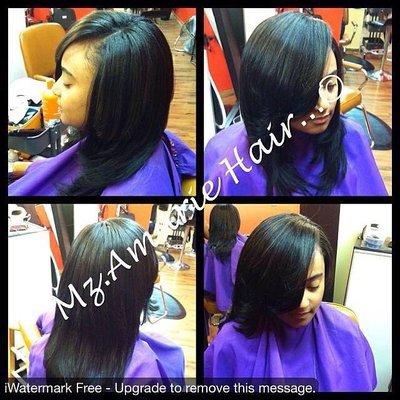 Natural Sew-in by @china_beats_hair