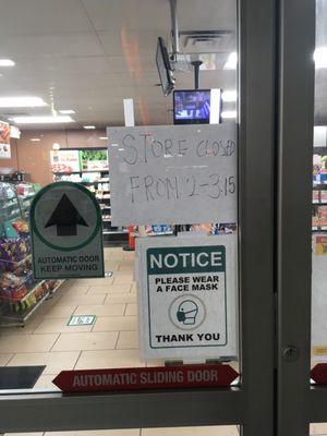 Wow not 7-11 closed for 2- 3/15 am change you name! Why are you closed in Diamond bar! Hire more staff you cheap basterds!