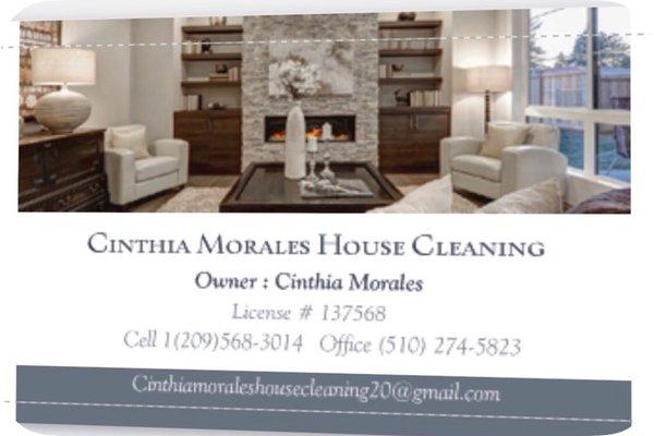 Cinthia Morales House Cleaning