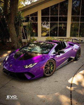 Freshly detailed HURACAN SPYDER