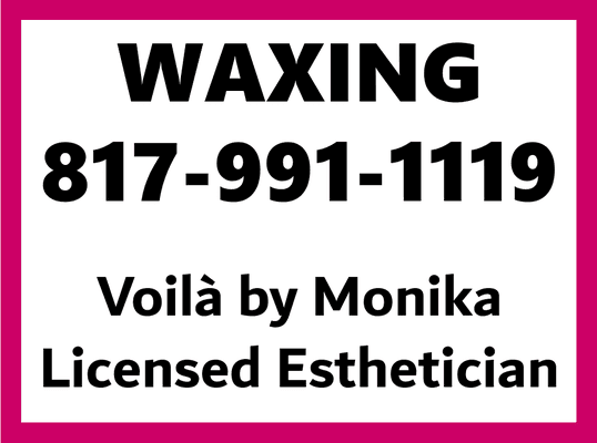 Call or Text for an appointment.