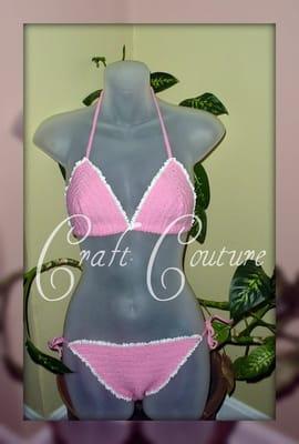 Craft Couture Swimwear - Bikini Pink