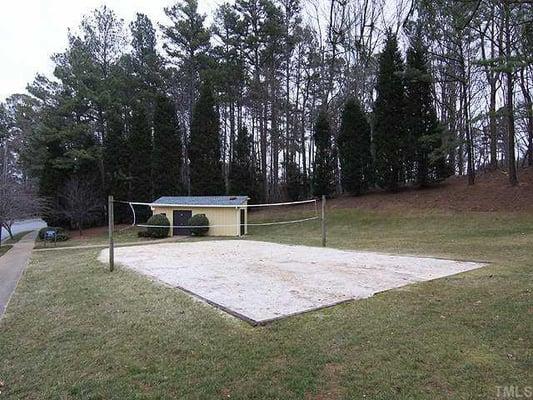 sand volleyball court