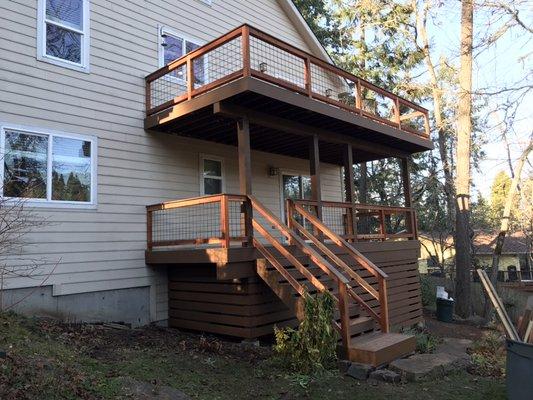 Weather your deck is two stories high or on the ground Willamette Valley general contractors can take care of allyour decking needs.