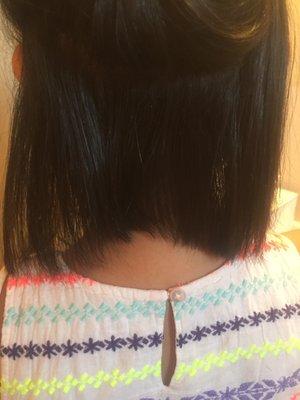 From previous post.. very bad Short Bob cut.