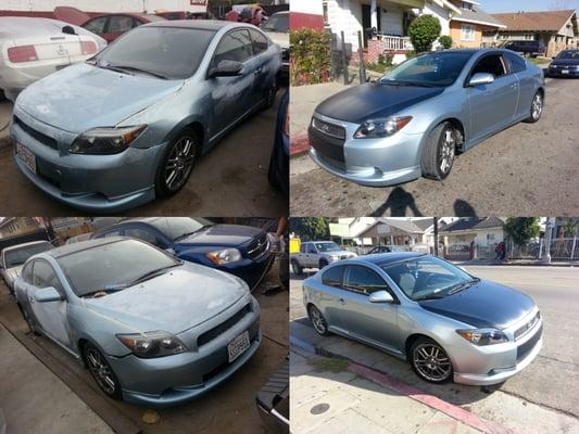 Complete custom paint job on this 2007 Scion Tc