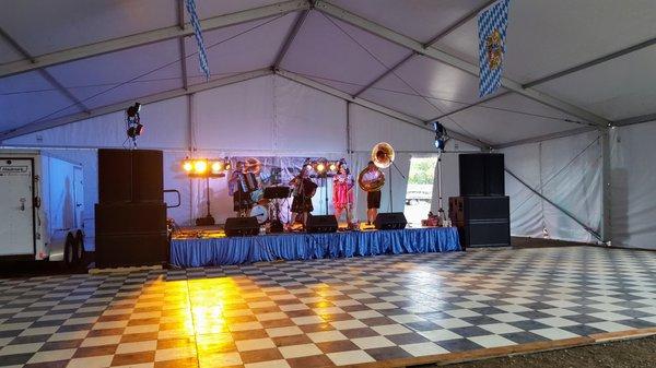 The Squeezettes came up from Milwaukee to play at Oktoberfest on the Fairgrounds