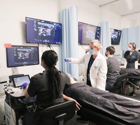 One of the lab classrooms