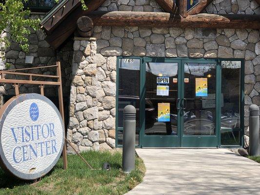 Tuesday, May 7, 2019: Visitor Center front entrance on US Highway 50.