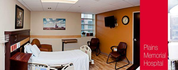 Plains Memorial provides comfortable, private rooms for our patients.