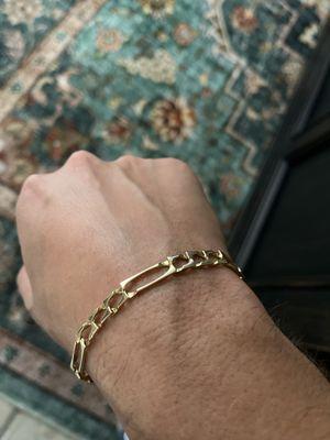 14k gold men's bracelet