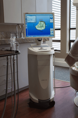 CEREC one appointment crown imaging system