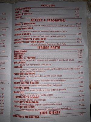 Menu inside right.