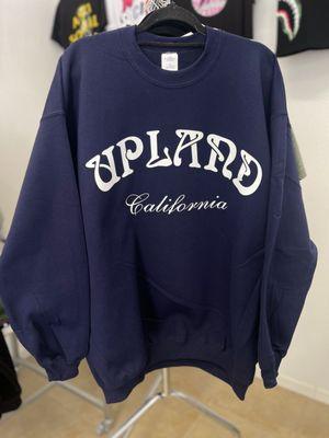 We make custom Upland apparel for our store.