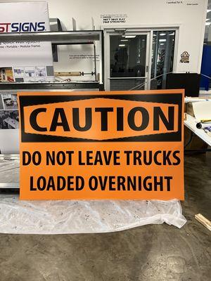 Stay safe with regulatory caution signage from FASTSIGNS!  Our reflective signs ensure visibility and compliance. #SafetyFirst #FASTSIGNS