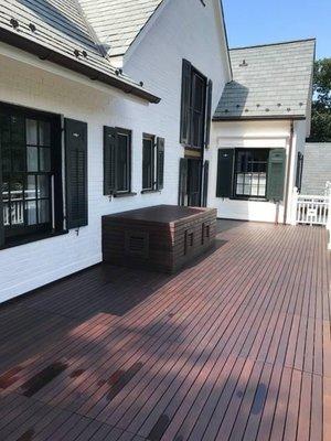 Deck Power washing