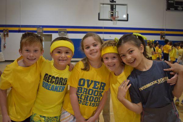 Elementary students ready for field day