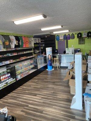 Vape section in store!