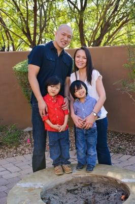 Outside of work, Dr. Vu and Dr. Ngo are married with two young sons and two dogs. They love exploring the outdoors