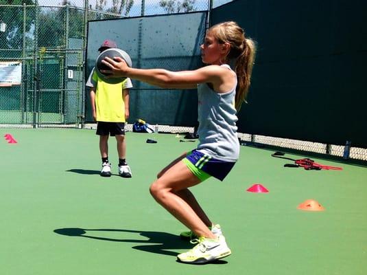 Footwork/ fitness
Specific tennis