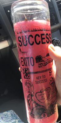 Success candle