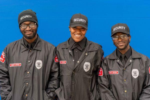 Security officers in uniform