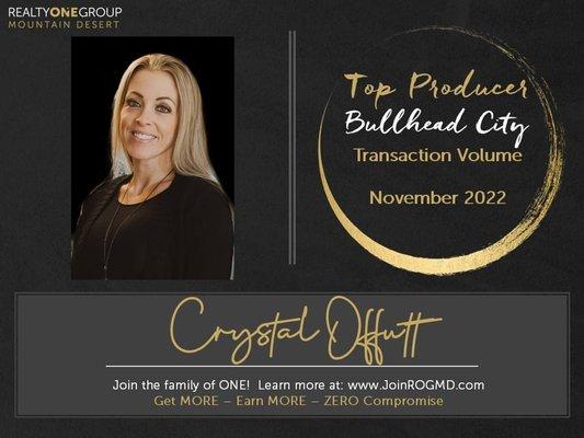 Crystal Offutt- Realty One Group Mountain Desert