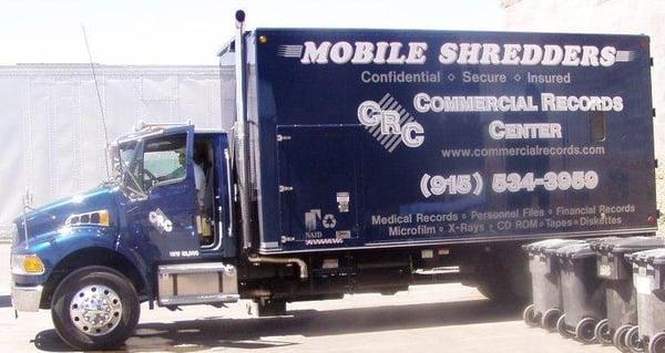 Commercial Record Mobile Shredder