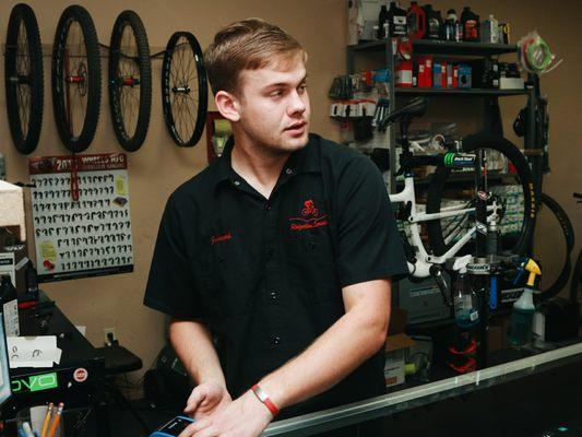 The bike doctor himself...