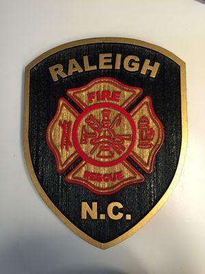 Fire Department Sandblasted Sign