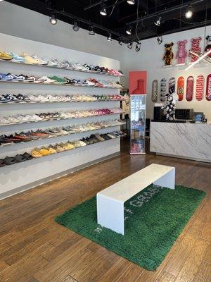 Large selection of sneakers