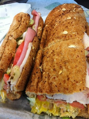 Turkey breast and forest ham footlong $5