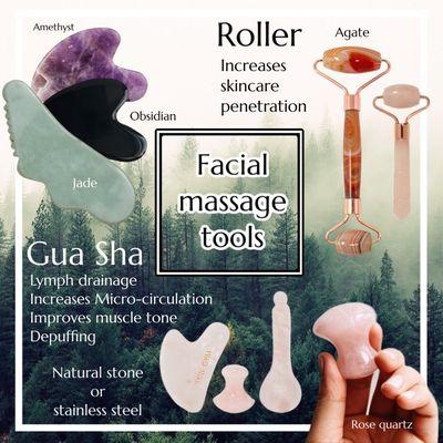 Facial massage tools